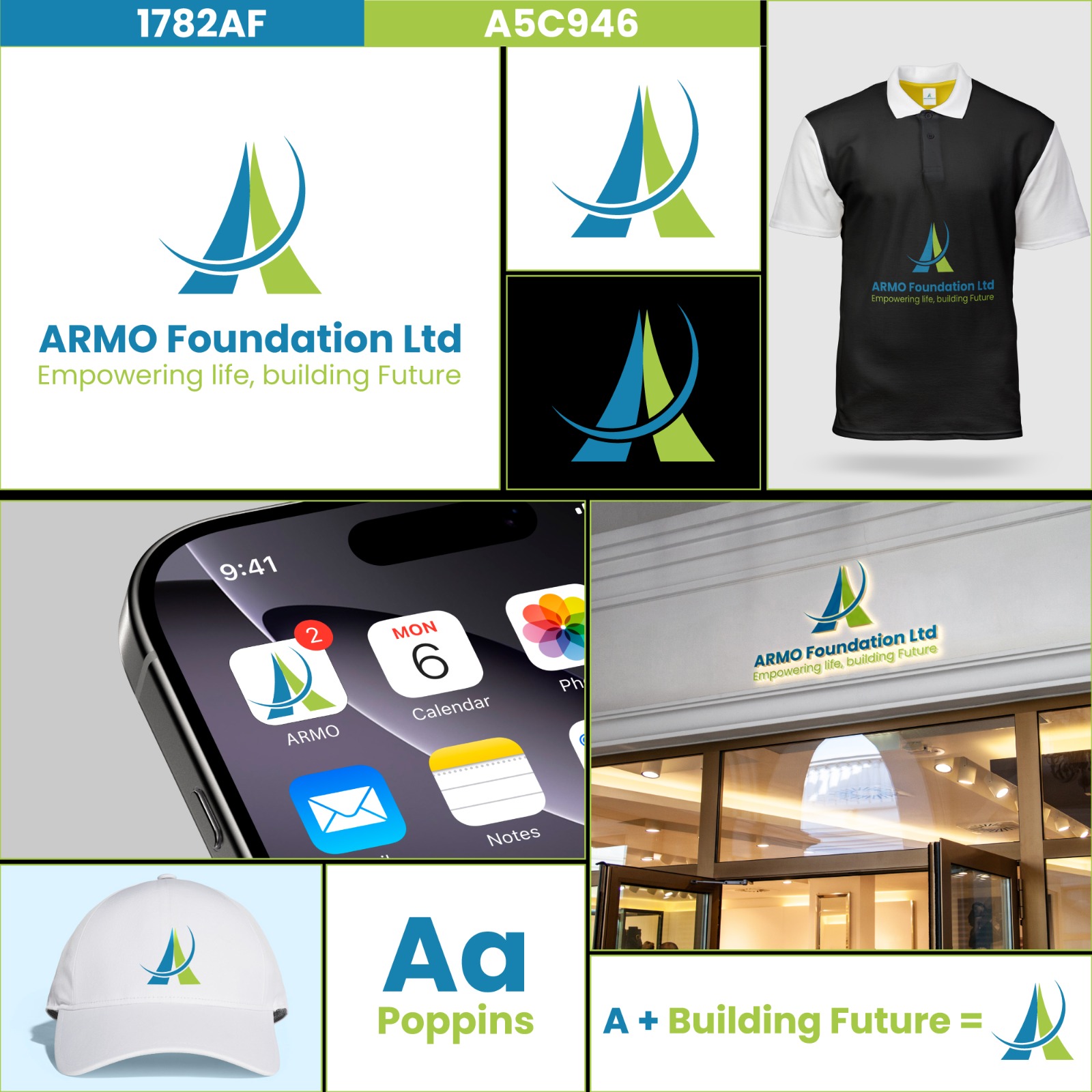 ARMO Foundation brand identity