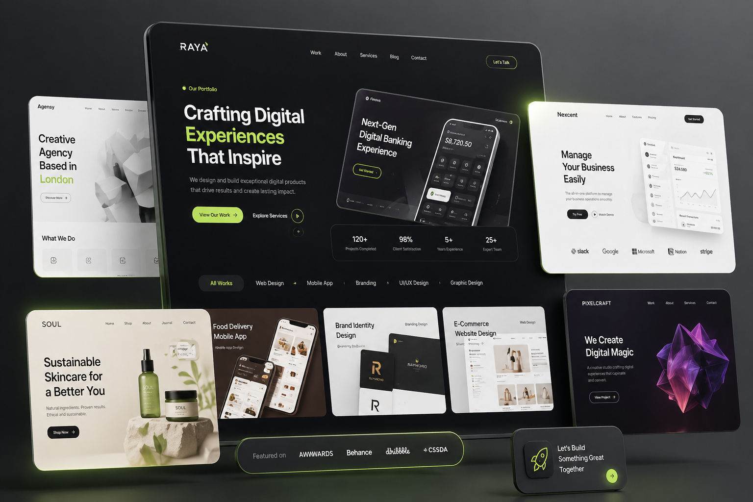 RaYa portfolio website